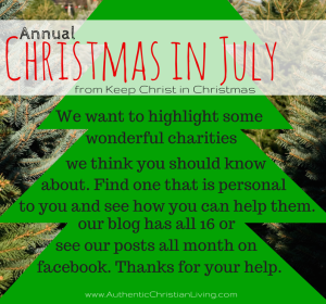 Highlighting charities | 16 great Christian charities worth noting | Christmas in July Campaig